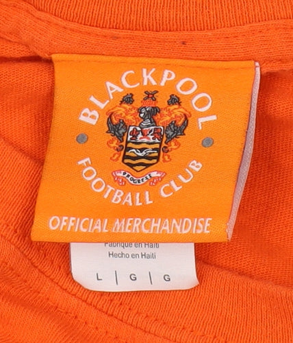 Blackpool FC Men's Orange Sports T-Shirt L