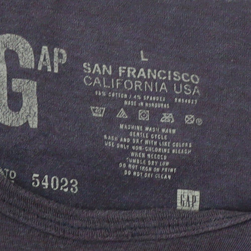 Gap Mens Grey Crew Neck T-Shirt Size L