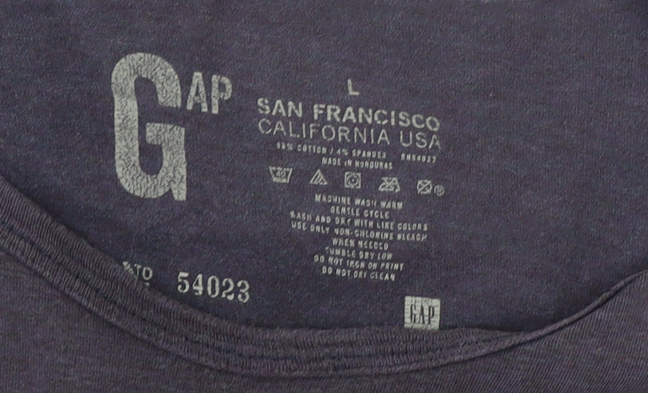 Gap Mens Grey Crew Neck T-Shirt Size L