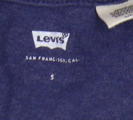 Levi's Blue Men's Cotton T-Shirt Size S