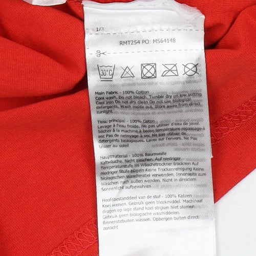 Regatta Men's Red 2XL Crew Neck T-Shirt