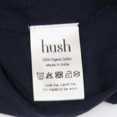 Hush Women's Blue XL T-Shirt with Star Design