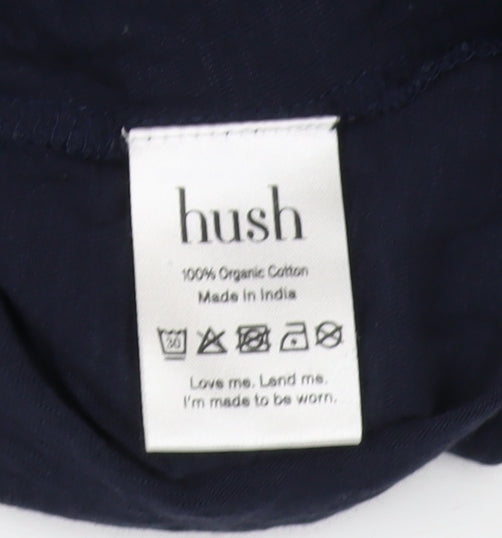 Hush Women's Blue XL T-Shirt with Star Design