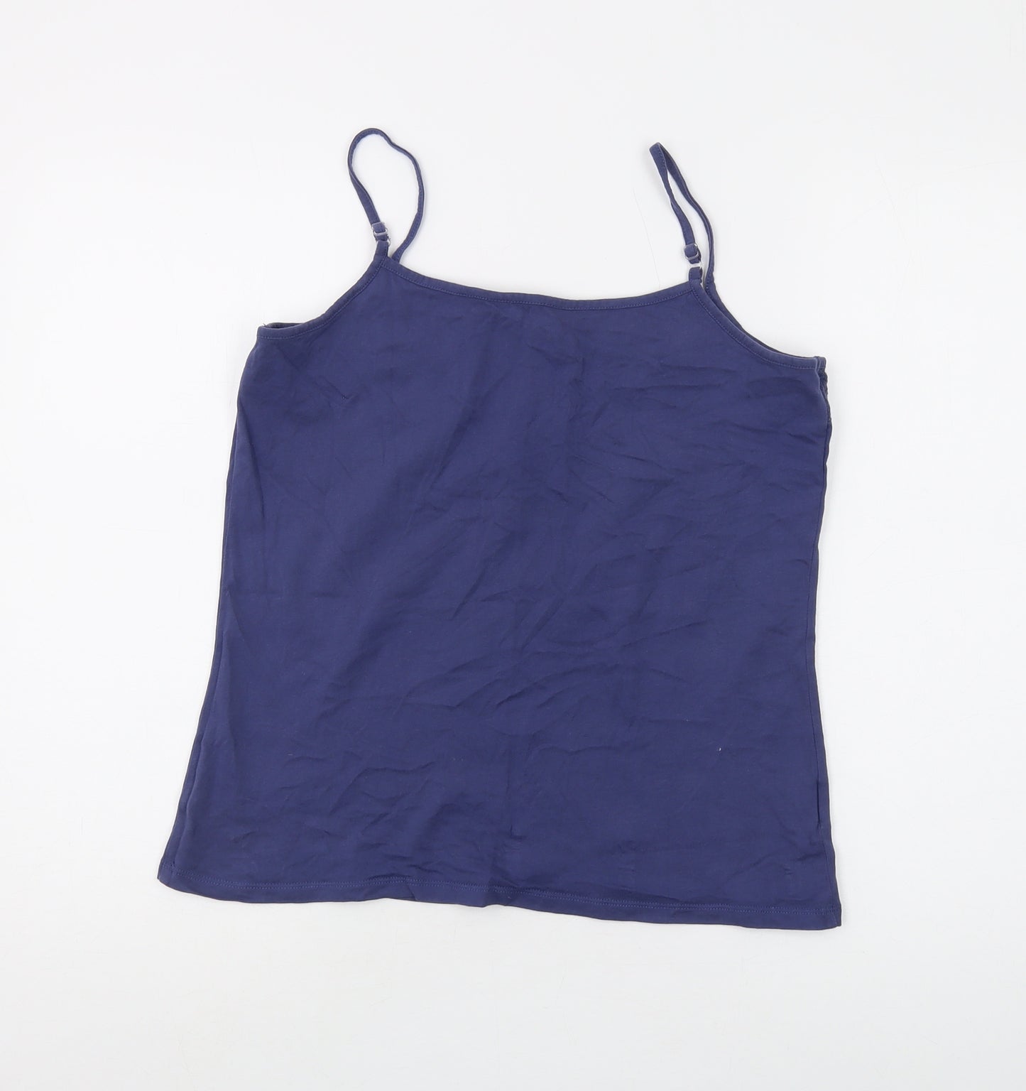 Laura Ashley Blue Camisole, Size 12, Women's Sleeveless Knit