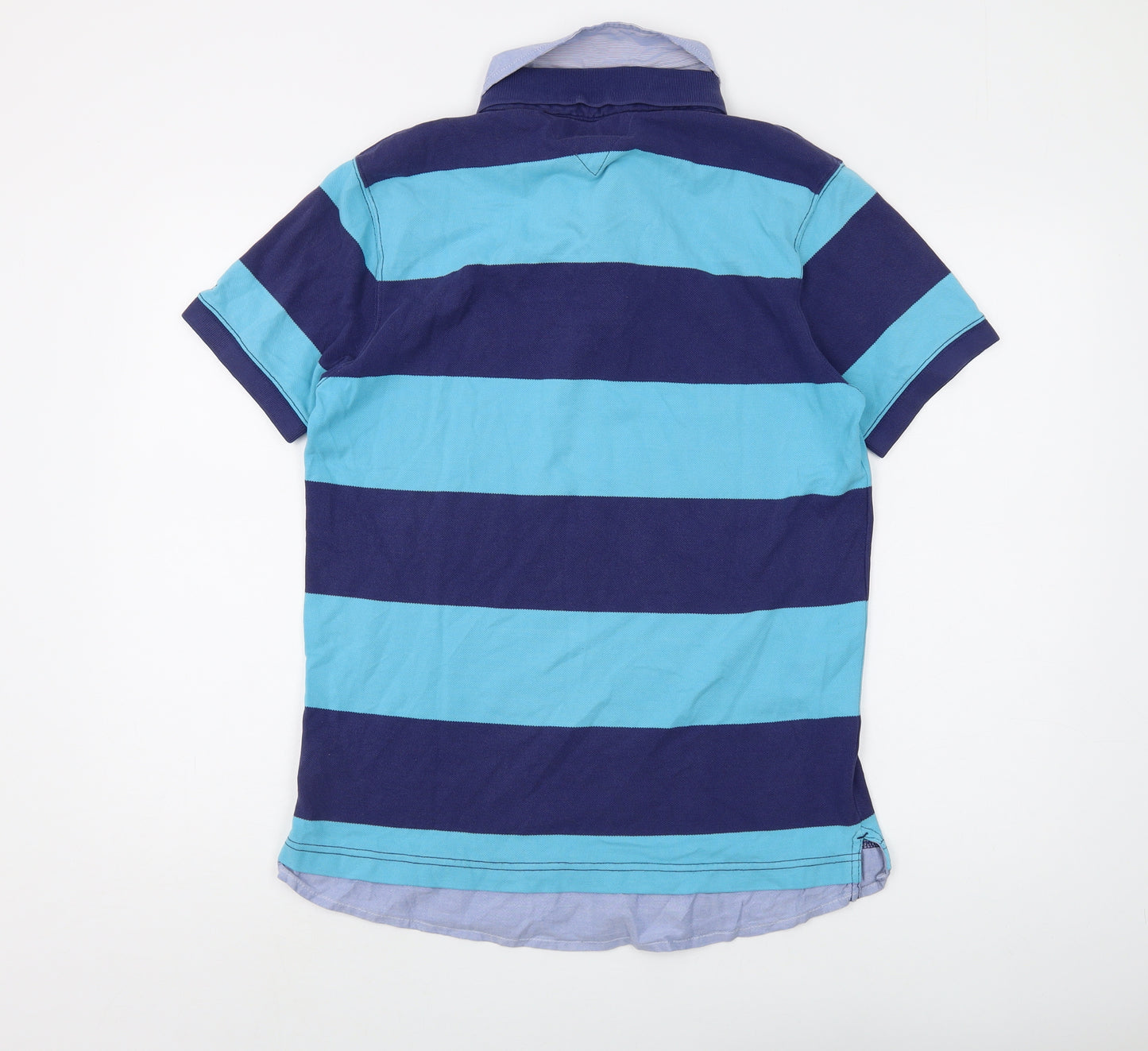 Tommy Hilfiger Men's Blue Striped Polo M