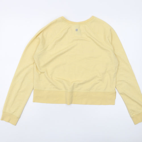 Sweaty Betty Women's Yellow Pullover Sweatshirt M