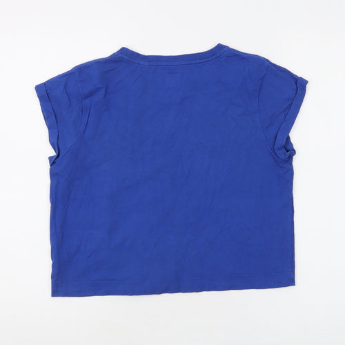 Jack Wills Women's Blue T-Shirt S Short Sleeve