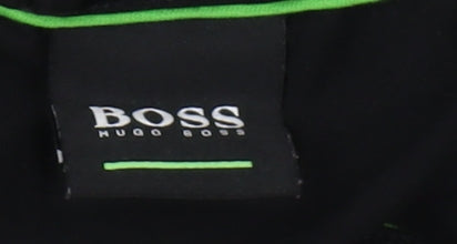 Hugo Boss Men's Black T-Shirt, Size L, Classic Logo