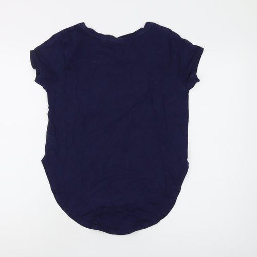Fila Unisex Blue Cotton T-Shirt, Size S - Classic Casual Wear