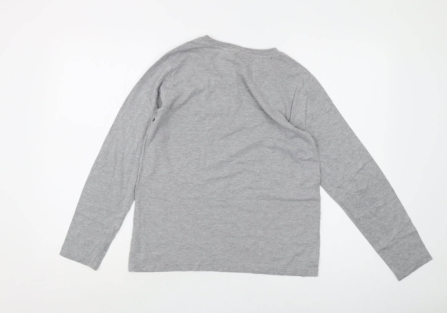Harry Potter Boys Grey Graphic Print Long Sleeve T-Shirt 12-13Y