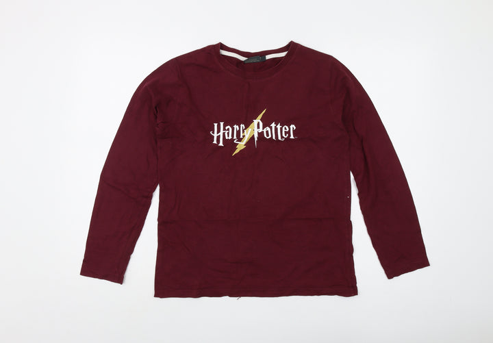 Harry Potter Boys Red Cotton Long Sleeve T-Shirt 12-13 Years