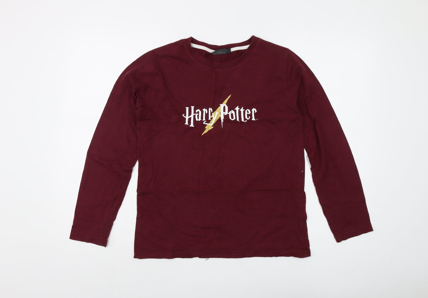 Harry Potter Boys Red Cotton Long Sleeve T-Shirt 12-13 Years