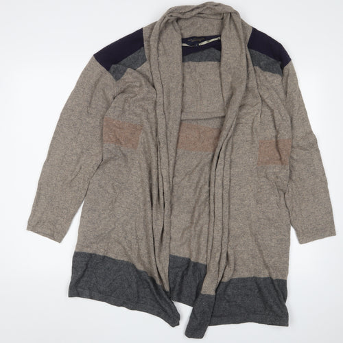 Paul Costelloe Women's Beige Cardigan Size 7 Relaxed