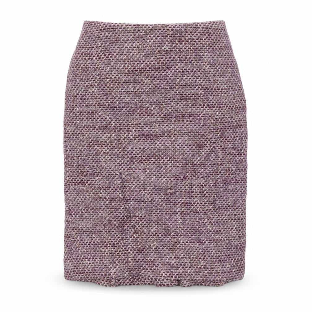 Adolfo Dominguez Women's Purple Wool Pencil Skirt Size 14