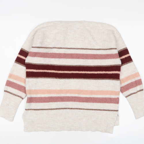 Oasis Women's Multicoloured Striped Pullover XS