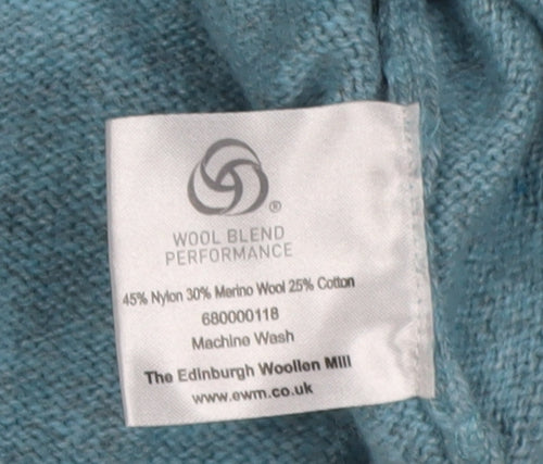 Isle Women's Blue Cable-Knit Jumper, Medium