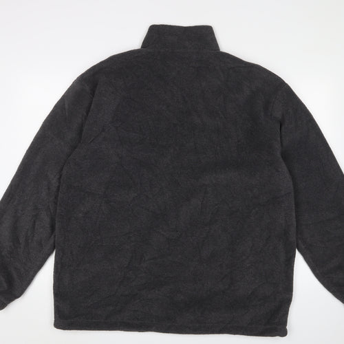 Result Men's Black XL 1/2 Zip Fleece Sweatshirt