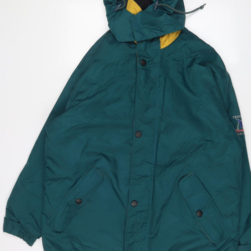 Trespass Men's Green Parka Jacket L - Waterproof & Warm