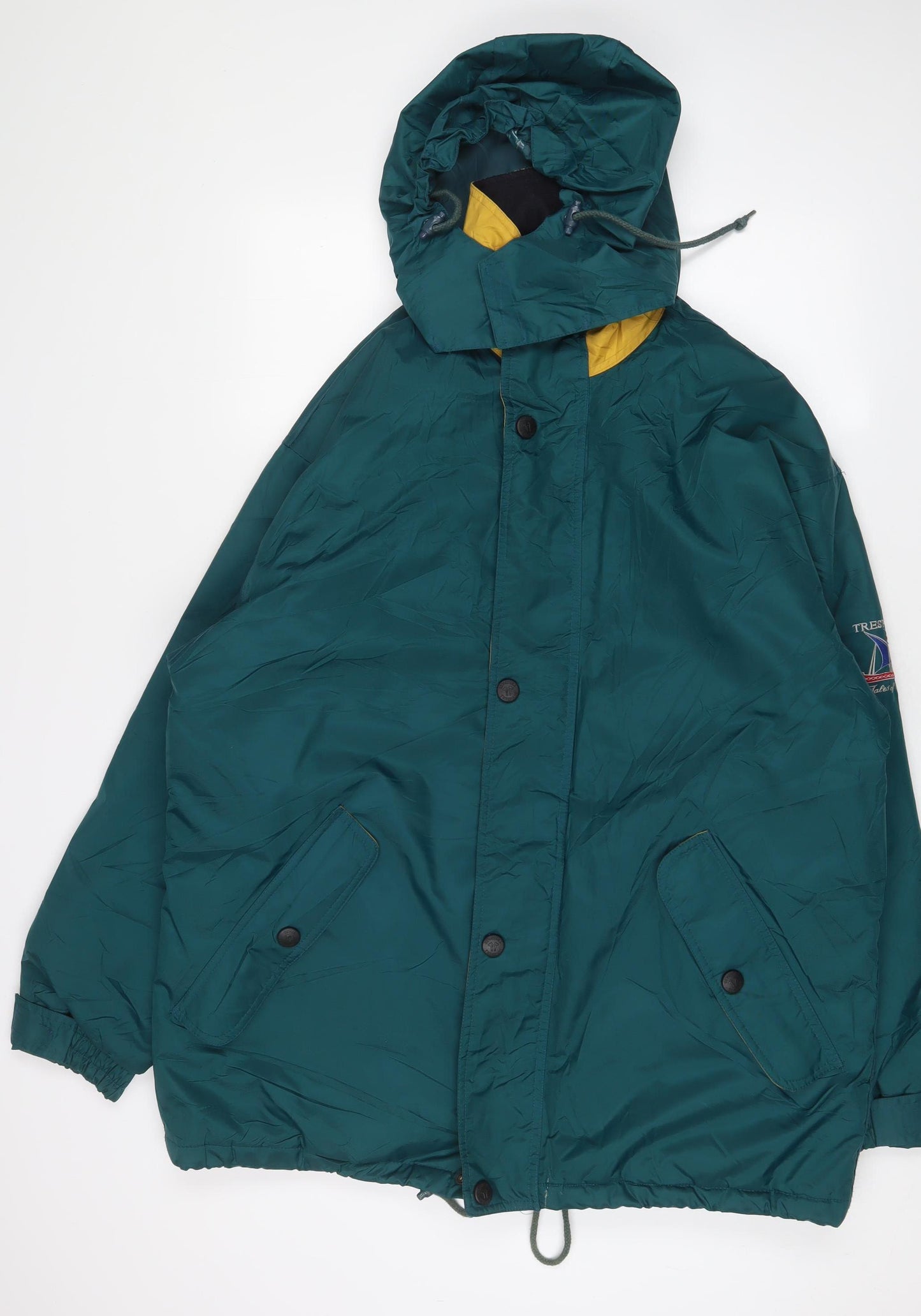 Trespass Men's Green Parka Jacket L - Waterproof & Warm