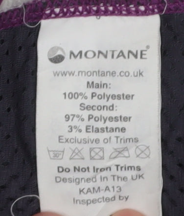 Montane Women's Ivory Zip Jacket UK 10 Lightweight Casual