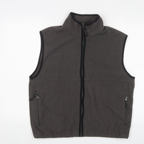 Old Navy Men's Black Fleece Gilet, Size L