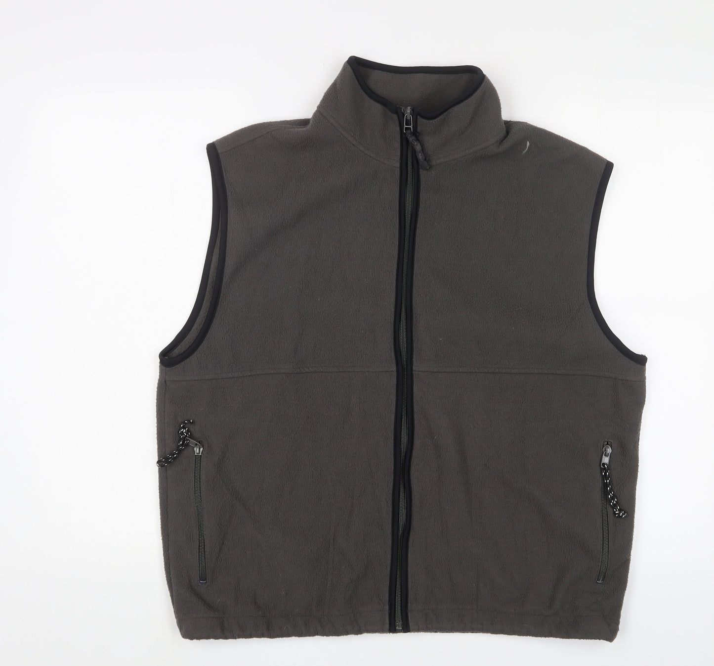 Old Navy Men's Black Fleece Gilet, Size L