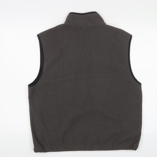 Old Navy Men's Black Fleece Gilet, Size L