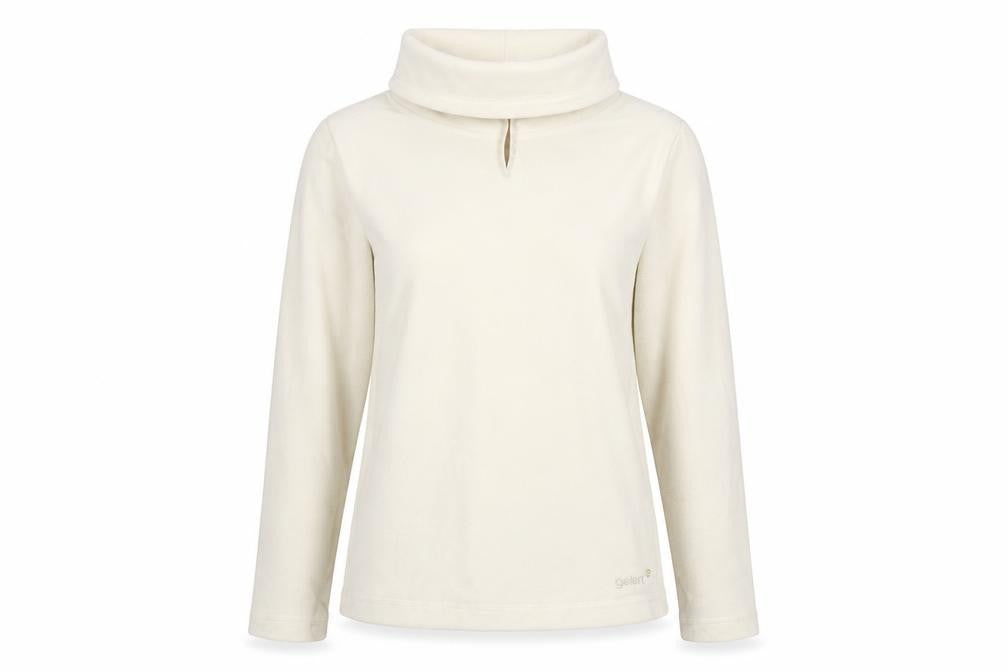 Front view of Gelert Women's Ivory Pullover Sweatshirt, size 10