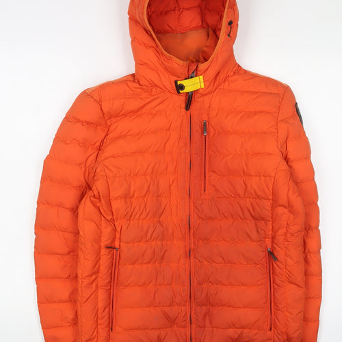 Parajumpers Men's Orange Puffer Jacket S - Winter Casual