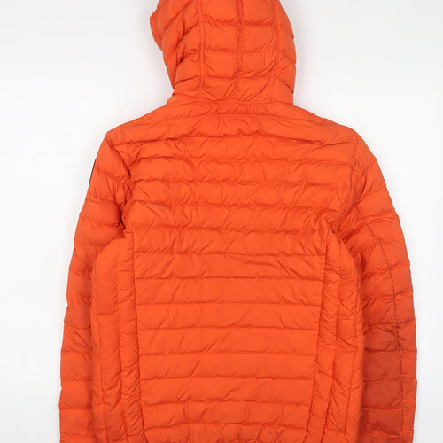 Parajumpers Men's Orange Puffer Jacket S - Winter Casual