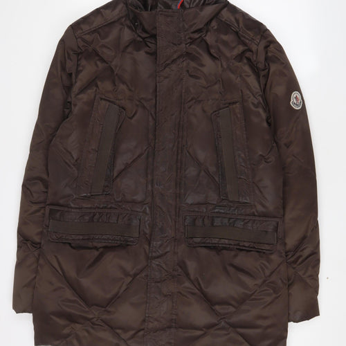 Moncler Men's Brown Puffer Jacket L Casual Winter