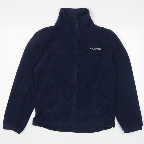 Campri Women's Blue Fleece Jacket Size 10