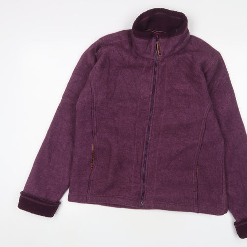 Regatta Women's Purple Zip Jacket Size 12 Casual