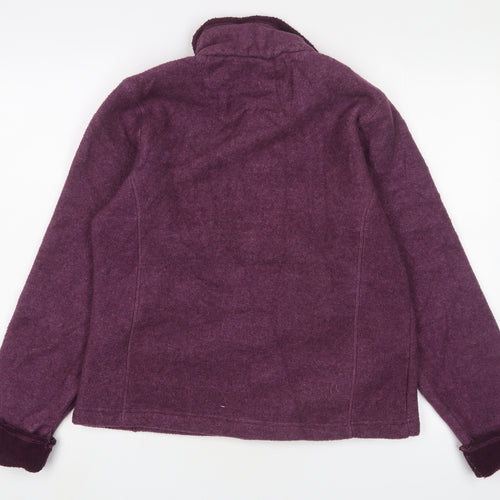 Regatta Women's Purple Zip Jacket Size 12 Casual