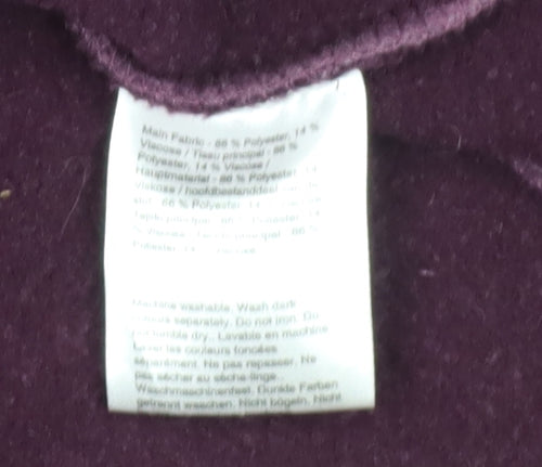 Regatta Women's Purple Zip Jacket Size 12 Casual