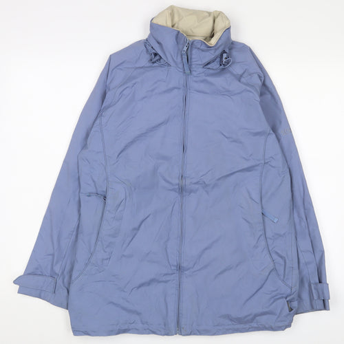 Regatta Women's Blue Waterproof Rain Jacket Size 10