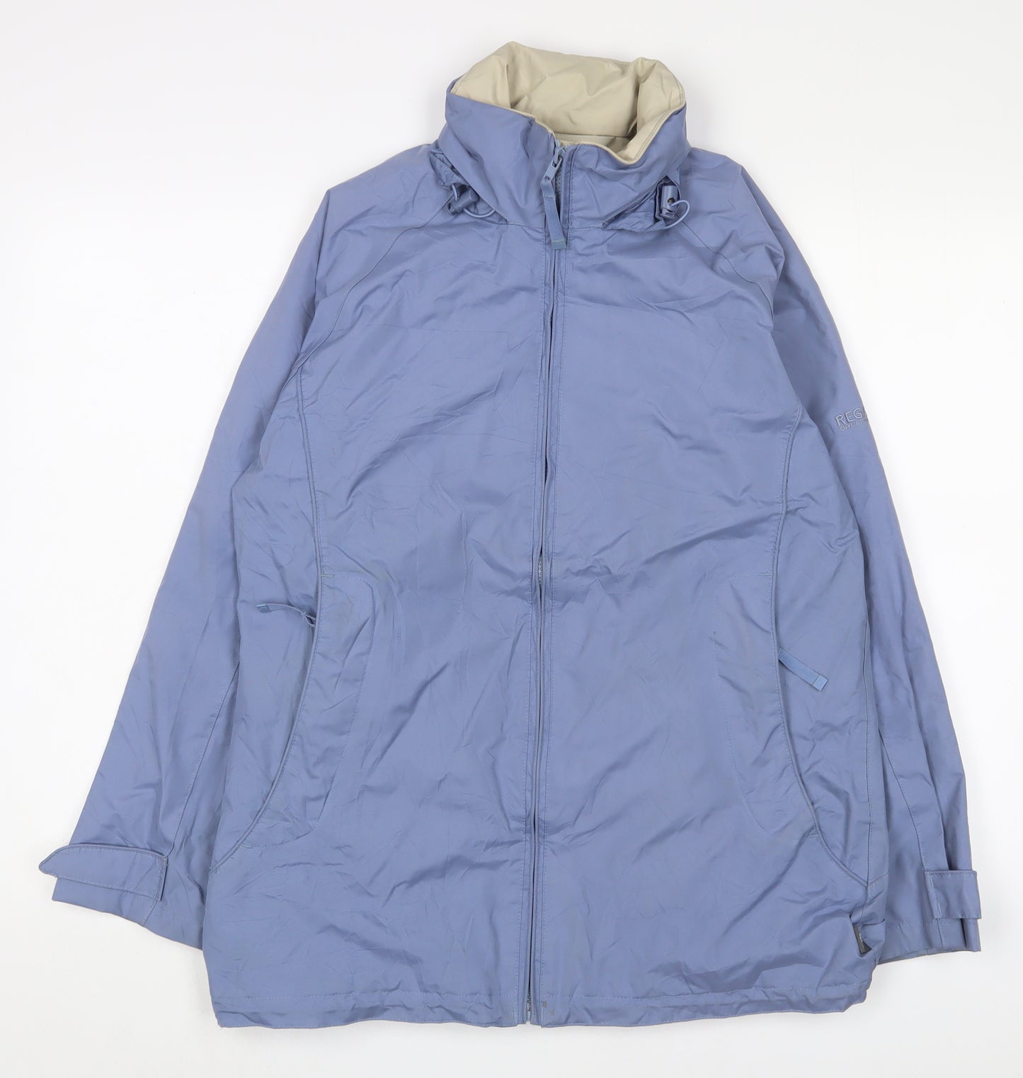 Regatta Women's Blue Waterproof Rain Jacket Size 10