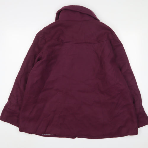 Anne de Lancay Women's Purple Coat Size 18