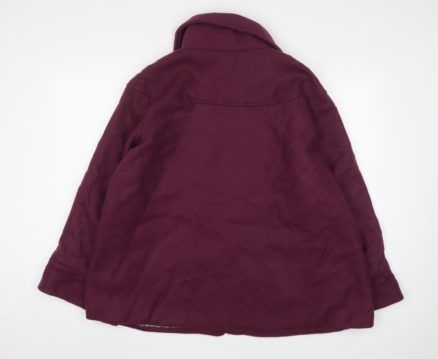 Anne de Lancay Women's Purple Coat Size 18