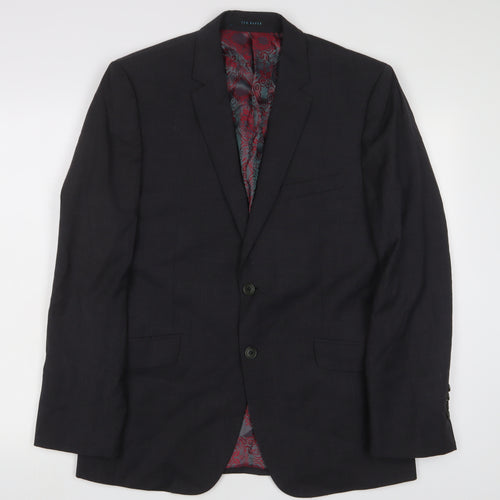 Ted Baker Men's Black Blazer, 38R, Classic Formal