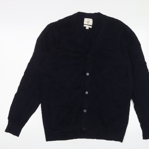 Marks and Spencer Men's Black Wool Cardigan L