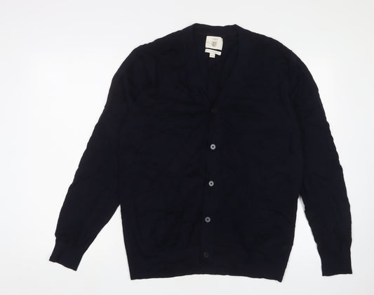 Marks and Spencer Men's Black Wool Cardigan L