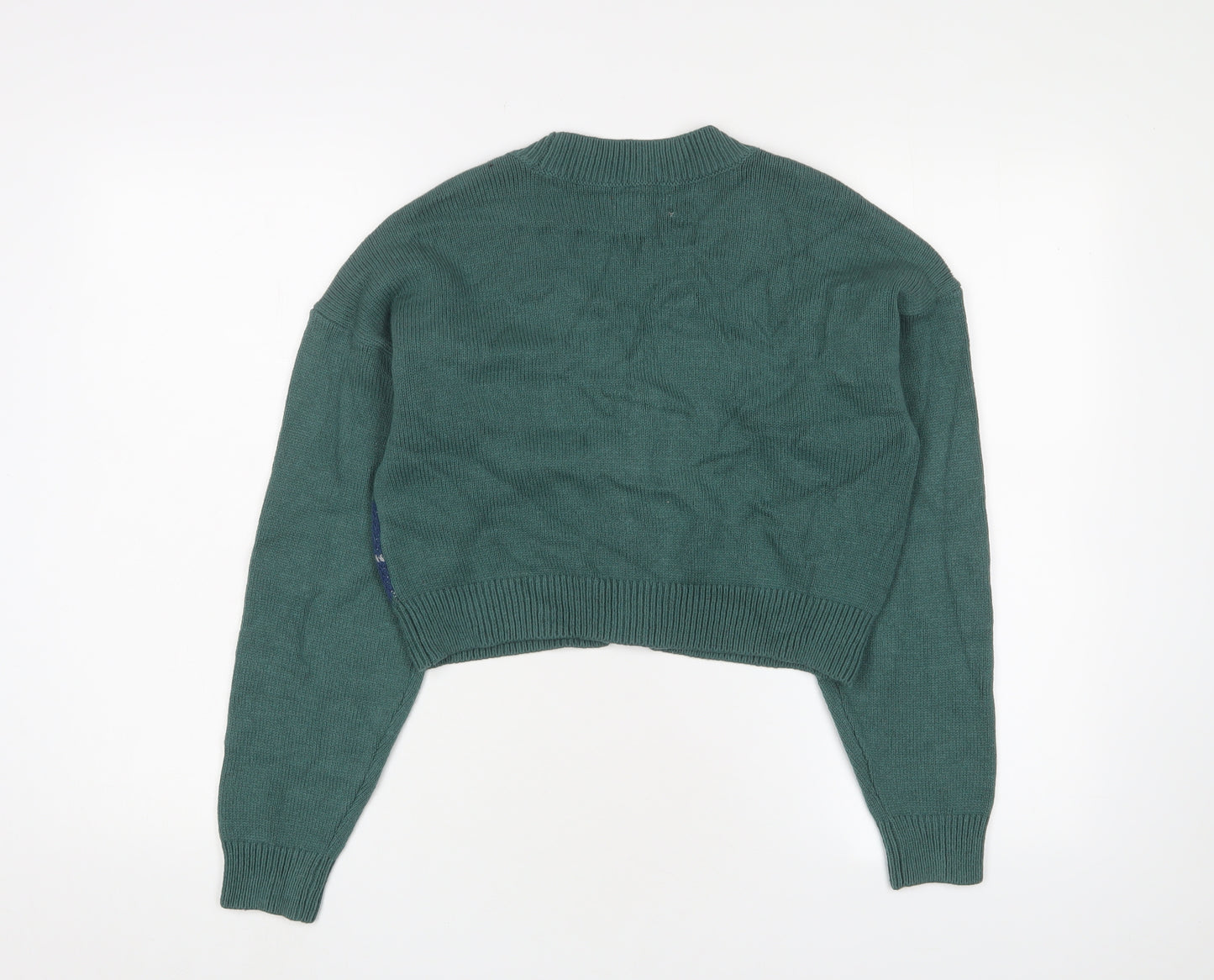 Hollister Women's Green XS Argyle Cardigan