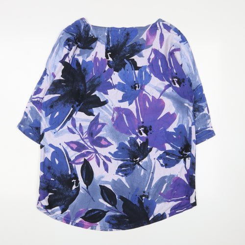 Phase Eight Women's Multicoloured Floral Pullover Medium