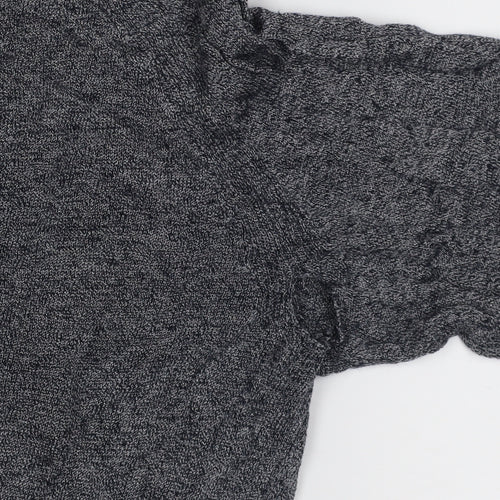 J.Crew Women's Grey Knit Jumper M Long Sleeve Crew Neck