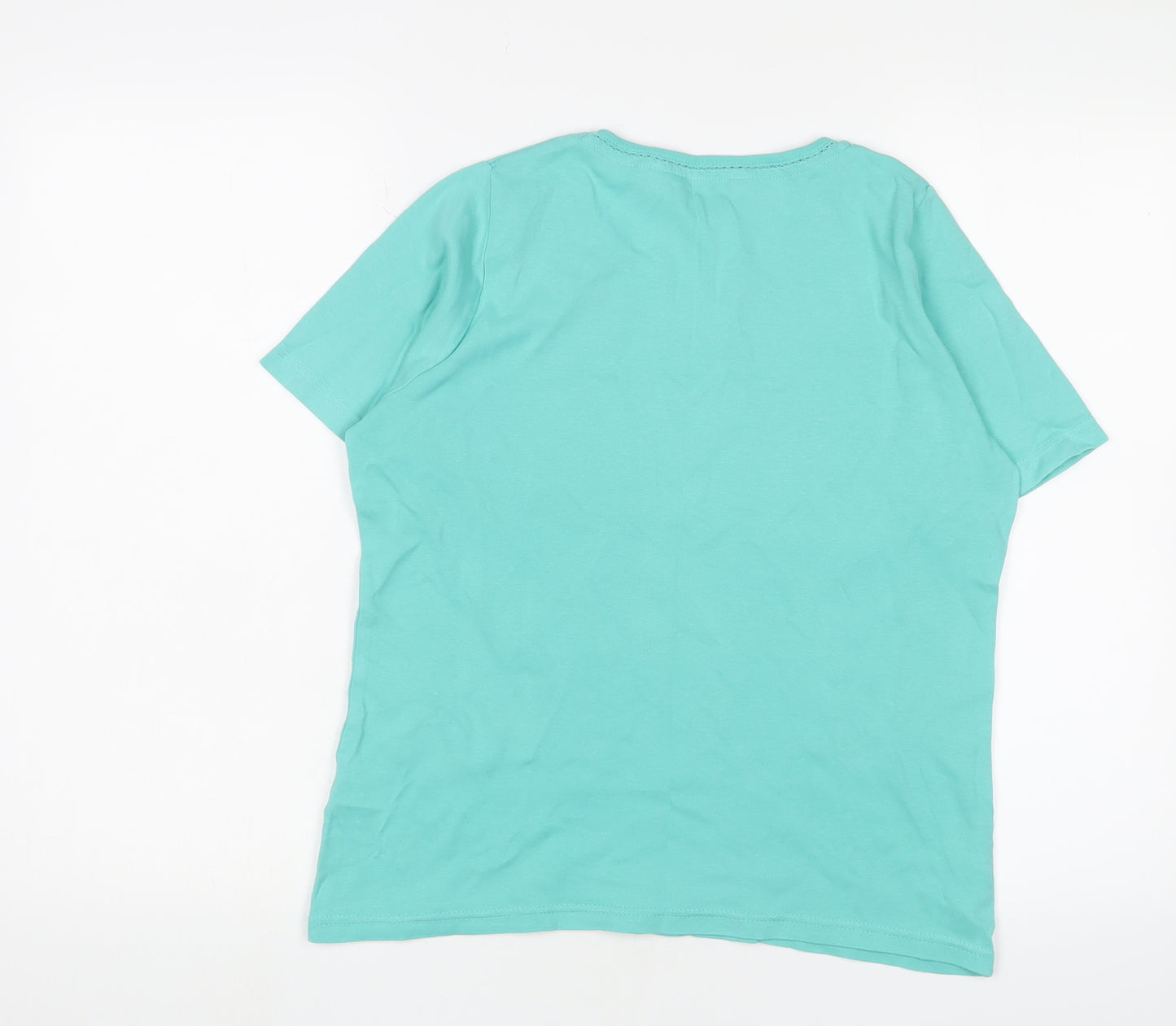 Honor Millburn Women's Blue Cotton T-Shirt