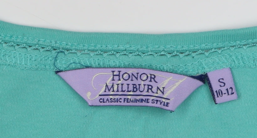 Honor Millburn Women's Blue Cotton T-Shirt