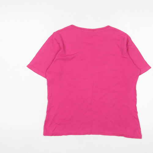 Honor Millburn Pink Women's Embroidered T-Shirt Size 10-12
