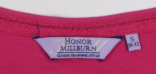 Honor Millburn Pink Women's Embroidered T-Shirt Size 10-12