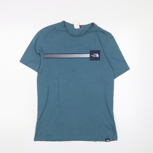 The North Face Men's Blue Short Sleeve T-Shirt, Size S